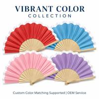 Éventail pliant espagnol BSBH de haute qualité en bois de bambou, personnalisable avec logo pour mariage, fête, cadeau, décorations, vente en gros