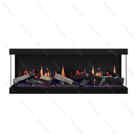 Cheminée électrique intelligente haut de gamme CRUISE 2025 avec télécommande, écran LCD holographique de 640 mm, nouveau design pour usage domestique et hôtelier