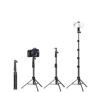 Giá đỡ đèn selfie, chân máy ảnh, chân máy ba chân bằng nhôm nhẹ, dành cho điện thoại và máy ảnh DSLR, đèn ring light, chân máy điện thoại 61 inch - Product Image 2