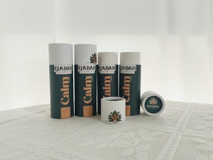 Emballages en carton 100 % biodégradables pour déodorants stick, tubes en papier kraft blanc, noir, brun pour baume à lèvres - Product Image 3