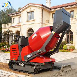 コンクリートミキサーミニ追跡クローラーポータブル自動300l 500Lモバイルコンクリートミキサー - Product Image 2