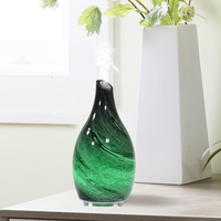 Diffuseur d'arômes ultrasonique en verre de qualité supérieure, humidificateur d'aromathérapie électrique, diffuseur d'huiles essentielles, utilisation en hôtel pendant 1 an, contrôlé par application