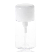 Distributeur de pompe à pression à une touche en gros contenants de cosmétiques vides bouteilles d'alcool liquide en plastique