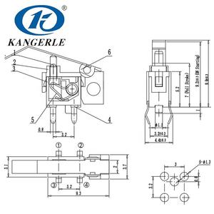 चाइनाकेल KFC-W-07W स्ट डिटेक्टर स्ट स्विच 4 पिन डिटेक्शन स्विच स्ट डिटेक्टर स्विच - Product Image 4