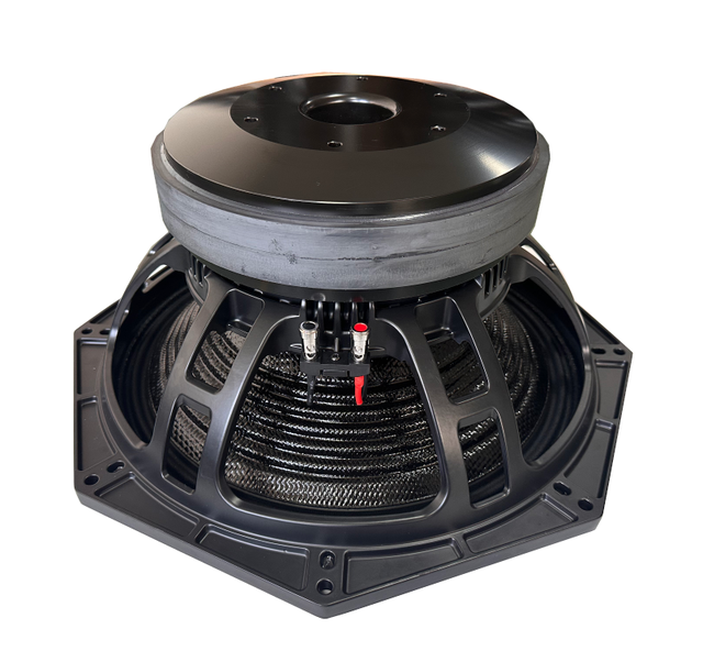 New Design High End 18 Inch Speaker 5 Inch Voice Coil  Aluminium Basket Loudspeaker 2000w  Carbon Fiber Cone Speaker