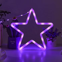 Guirlande lumineuse LED en forme d'étoile, à piles, pour Noël, fête, maison, jardin, festival, décoration intérieure et extérieure