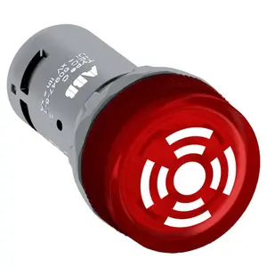 ABB Compact Buzzer Pulsating Sound with Pulsating Light Button Indicator Light CB1-612R CB1-610R