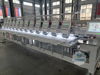 Nouvelle machine à broder informatisée pour usage commercial et domestique, 20-24 têtes, moteur écologique, coupe-fil automatique à changement de couleur