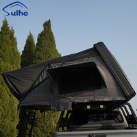 Tente de camping Suihe quatre saisons imperméable à double couche à montage rapide avec toit rigide en tissu Oxford pour le plateau de camion et le toit de voiture
