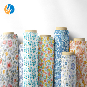 На заказ Органическая 100% Либерти Лондонский газон текстиль хлопчатобумажная тканая ткань с цифровым принтом цветочный дизайн для женщин детская одежда - Product Image 1