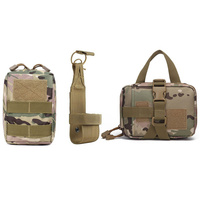 Harnais pour chien en gros avec sac tactique, kit d'accessoires pour chien, sacoche de selle pour chien pour l'entraînement et la promenade, ensemble de sacs pour animaux de compagnie