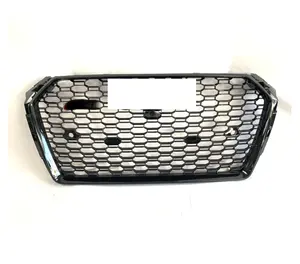 Facelift Grade pára-choques dianteiro para Audi A4 2018 Atualizar para RS4 S4 Honeycomb grill estilo