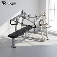 Machine de musculation isolalette horizontale réglable en acier pour l'entraînement de la force de la poitrine et du dos, de qualité professionnelle, directement de l'usine