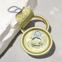 Can 401 Fonction antirouille Couvercle de boîte de conserve en or pour le thon Extrémités ouvertes faciles