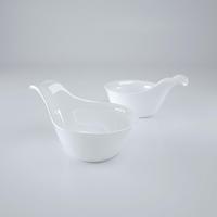 En gros, Petits bols de service en porcelaine et céramique pour sauce soja, assiettes à condiments pour la cuisine domestique