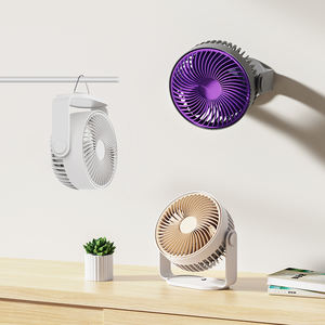 Nuevo Ventilador de Escritorio de Tendencia, Mini Ventilador de <span class=keywords><strong>Mesa</strong></span> USB Recargable de 3000 mAh, Ventilador de Escritorio Pequeño y Portátil con Luz, Logotipo Personalizado OEM/ODM - Product Image 3