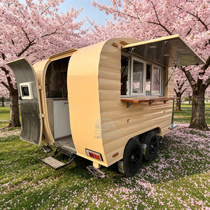 Mobile Vending Cart Customized Food Trailer Hot Dog Vending Cart Commercial Service Window Winery Food Trailer - Product Image 5