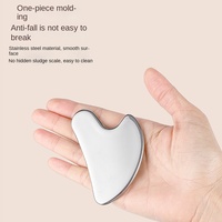 Offre Spéciale : Planche Gua Sha en Acier Inoxydable 304, Outil de Massage Facial et Corporel Universel, Bâtonnet Stimulant les Méridiens Oculaires