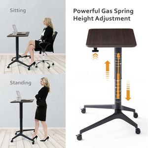 Tavolo Overbed lettino lettura mobile rotondo <span class=keywords><strong>soggiorno</strong></span> regolabile in altezza tavolo ascensore a Gas scrivania <span class=keywords><strong>da</strong></span> tavolo - Product Image 4