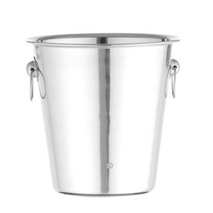 Refrigeratore per Champagne da 3,3L in Argento, Attrezzatura di Refrigerazione Commerciale per Bar e Cucine, Diametro 220mm x Altezza 190mm - Product Image 1