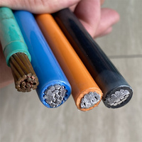 Cable Unipolar THHN de 14 12 10 8 6 AWG 600V, Conductor de Cobre, Aislamiento de PVC, Revestimiento de Nailon, IP67, Cable de Bajo Voltaje para Construcción