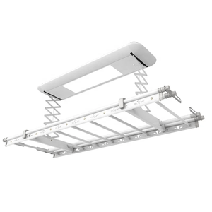 Sunshine Home Smart <b>Ceiling</b> Clothes Dryer Rack 100cm Telescopic Electric Drying Indoor Storage Foldable Metal Pole - Product Image 1