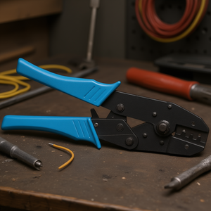 Alicates de trinquete Fervi de 8 pulgadas, herramienta de corte de alambre de alta resistencia para reparaciones eléctricas - Product Image 3