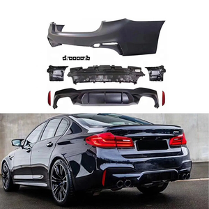 Kit carrosserie large pour BMW Série 5 G30, transformation <span class=keywords><strong>M5</strong></span> <span class=keywords><strong>F90</strong></span> LCI, pare-chocs avant avec calandre - Vente flash - Product Image 4