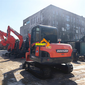 Excavatrice Doosan DH60-7 d'occasion, 6 tonnes, mini-excavatrice hydraulique sur chenilles, d'origine coréenne, en bon état, faible nombre d'heures, prix avantageux - Product Image 3