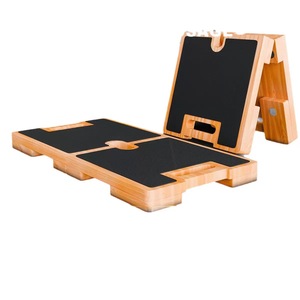 Planche d'étirement en bois 2026, équipement de sport à domicile, planche d'entraînement musculaire, planche d'étirement en bois massif, résistances - Product Image 4