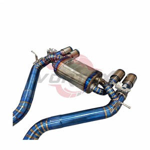 Échappement Vortex Ultra Léger en Titane compatible F80 M3 F82 M4 S55 Tuning Racing Valvetronic Catback Silencieux Tuyau Bleu - Product Image 5