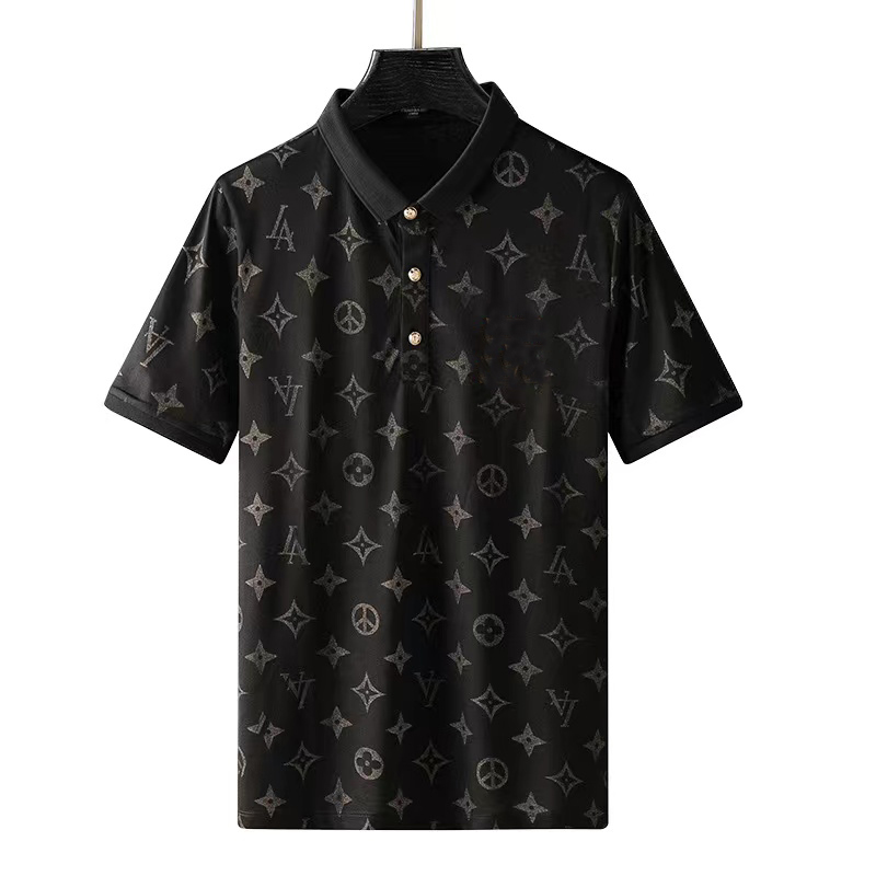 Рубашка-поло мужская из мерсеризированного хлопка, удобная деловая Повседневная рубашка для мужчин, мужская модная короткая рубашка с отложным воротником, лето