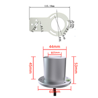 Capteur PAR de haute précision WSS 27, 400-700 nm, RS485, détecteur de rayonnement actif photosynthétique pour l'agriculture
