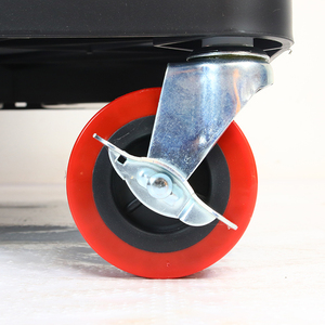 Chariot d'atelier de détail automobile robuste, chariot utilitaire en plastique pour lave-auto - Product Image 4