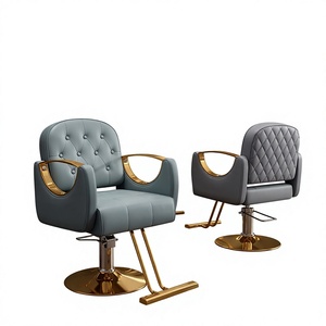 Fauteuil de coiffure professionnel de luxe, pivotant et réglable en hauteur, pour salon de coiffure et barbier - Product Image 1