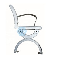 Extrémités antiques réutilisables durables de banc de fonte pour les jambes publiques démontables extérieures de jardin et de rue de parc