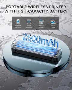 Impresora Térmica Inalámbrica N80 A4 con Bluetooth para Impresión de Papel en Rollo/Doblado/Hoja para Oficina y Uso Creativo, en Stock - Product Image 4