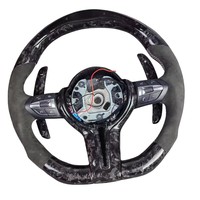 Volant en cuir et fibre de carbone LED d'usine pour BMW F30 F10 F20 F90 G30 E90, couleur personnalisée, style sport