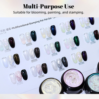 OEM/ODM Gel d'estampage multifonctionnel Pat-Pat 3 en 1 Gel d'estampage, d'ombre et de peinture Vernis à ongles en gros directement de l'usine