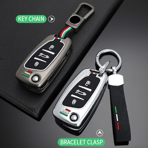 Housse de protection pliable en alliage de Zinc pour clé de voiture, pour citroën Coupe VTR C2 C4 C5 C6 C8 <span class=keywords><strong>Berlingo</strong></span> Xsara Picasso, <span class=keywords><strong>accessoires</strong></span> automobiles - Product Image 6