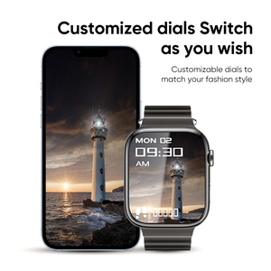 Montre connectée Miccell Wholesale avec grand écran couleur de 2,0 pouces, notification de messages en temps réel, détection de santé, appel intelligent - Product Image 3