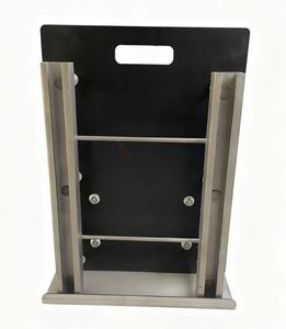 Profil HF en <span class=keywords><strong>acier</strong></span> inoxydable haute résistance, rainuré, pour pièces encastrées, modèle 3D pour revêtement mural en pierre - Product Image 3