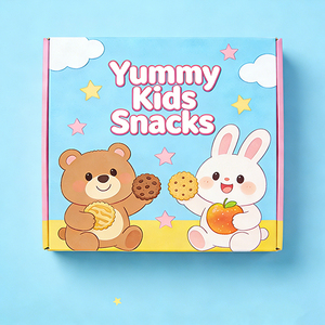 Boîte à collation en carton ondulé personnalisée avec <span class=keywords><strong>logo</strong></span> pour enfants - Product Image 1