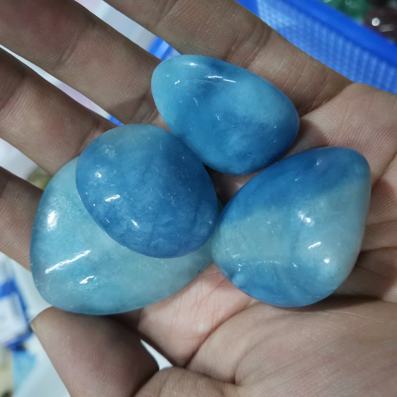 Calcédoine bleue