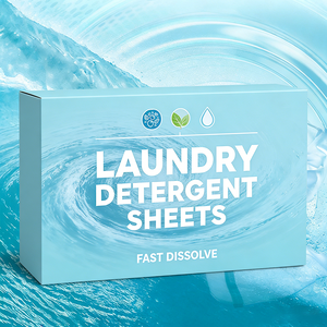热销定制徽标包装浓缩洗衣液条可生物降解洗衣片 - Product Image 1