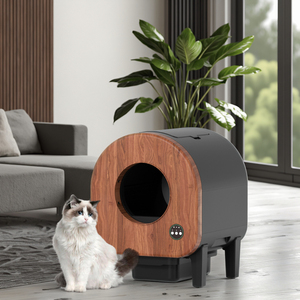 Caja de arena para inodoro para mascotas con Autolimpieza automática inteligente con cámara OEM, fácil de limpiar, control por aplicación WiFi, espacio interior de 75L para gatos - Product Image 3