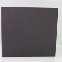 Porte-documents minimaliste gris en papier – Style classeur avec option de logo personnalisé pour documents A4/A5/A6
