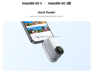 <span class=keywords><strong>Insta360</strong></span> GO 3/GO 3S Lector rápido y fuente de alimentación/banco de baterías para cargar directamente su cámara tanto interfaces tipo C como Lightning - Product Image 2