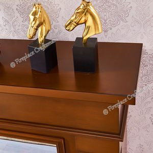 E0 <span class=keywords><strong>Cheminée</strong></span> autoportante blanche de style minimaliste moderne en bois écologique Manteaux de <span class=keywords><strong>cheminée</strong></span> électriques décoratifs - Product Image 4