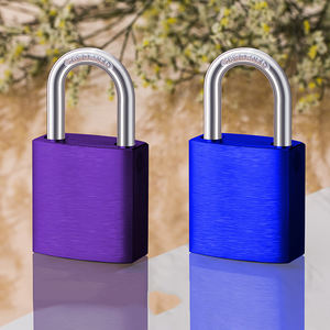 Candado de aluminio de alta calidad de 40 50mm con grillete de acero personalizado y llave de cilindro reemplazable Desbloquea la seguridad primero - Product Image 2